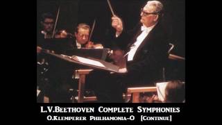 LVBeethoven Complete Symphonies  OKlemperer PhilharmoniaO  195760 [upl. by Bellina98]