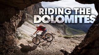 No Room For Mistakes HighAlpine MTB in the Dolomites with Tom Oehler [upl. by Illib379]