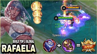 Rafaela Best Build 2022  No Cooldown  Build Top 1 Global Rafaela  MLBB [upl. by Mllly]