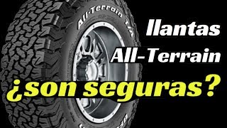 ¿Son seguras las LLANTAS TODOTERRENO en asfalto  Velocidad Total [upl. by Gilda966]