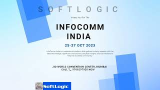 Infocomm India Expo softlogic Trendsetter in Edtech [upl. by Vinita997]