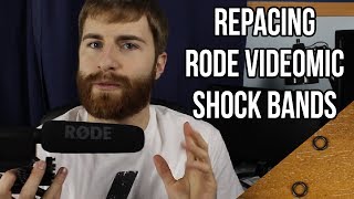 Replacing Rode Videomic Shock Bands [upl. by Laktasic]