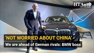 Not worried about challenge from Chinese EVs says BMW boss [upl. by Rebak]