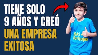 Este chico tiene apenas 9 años y creó una empresa exitosa en medio de la pandemia  Buki Burbujas 💰 [upl. by Mellicent]