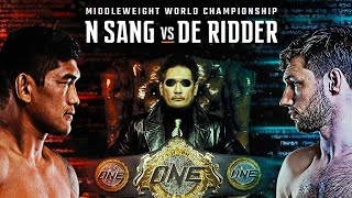 Aung La N Sang vs Reinier De Ridder  Roads To ONE INSIDE THE MATRIX [upl. by Ransom836]