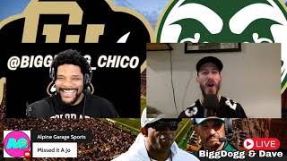 Colorado vs Colorado State Watch Live w BiggDogg amp Dave [upl. by Prissie]