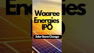 Waaree Energies IPO The Next Sunstorm in Solar Sector [upl. by Edd]