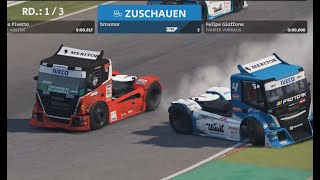 IVECO Race Truck  Frontal Crash on Nurburgring [upl. by Taran234]