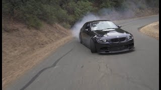 bmw e92 m3 crazy street drift s65 v8 [upl. by Filberte]