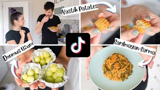 TİKTOK TARİFLERİ  Yastık Patates Sarılmayan Sarma Donmuş Üzüm [upl. by Oruntha]