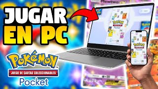 ¡FÁCIL Y RÁPIDO ¡CÓMO JUGAR A POKÉMON TCG POCKET EN PC [upl. by Dempstor374]