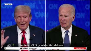 Review of US presidential debate [upl. by Cullan]