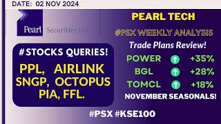 PSX  Pearl Tech KSE100 November Seasonals Next Course of Actions [upl. by Langley969]