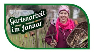 Gartenarbeiten im Januar ❄️  Selbstversorgeralltag im Gartengemüsekiosk Einblicke [upl. by Atihana765]