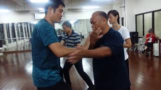 Zeng Xiang Bo Tai Chi Push Hands instructionbasic loop [upl. by Michon]