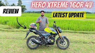 NEW Hero Xtreme 160R 4v  Detail Review  Latest Update  Mileage Price Colour [upl. by Alarick]