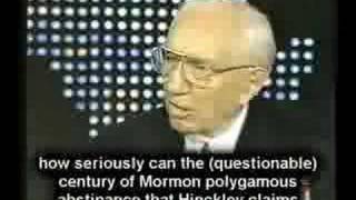 Is Mormon Prophet Hinckley Lying on Larry King [upl. by Htidra]