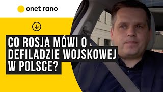 Co Rosja mówi o defiladzie wojskowej w Polsce quotNie będą w stanie nas zaatakowaćquot [upl. by Ennaisoj]