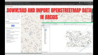 How to Download and ImportLoad OpenStreetMap Data in ArcMap [upl. by Ahseal856]