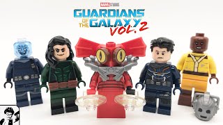 LEGO Stakar Ogord’s Starhawk Team Custom Minifigures from Guardians of the Galaxy Volume 2 [upl. by Neleh434]