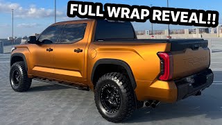 TUNDRA TRD PRO FULL WRAP REVEAL [upl. by Aneras]