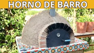 Como Hacer Un Horno De Leña Paso A Paso horno de barromanos de tierra [upl. by Ahsirtak]