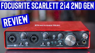 Focusrite Scarlett 2i2 Review 2nd Gen  Guitar Tests [upl. by Kareem]