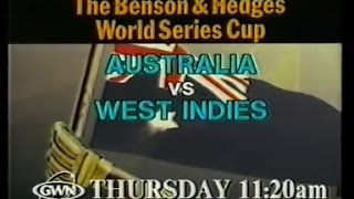 GWN Promo Cricket World Series Cup 1988 [upl. by Snoddy]