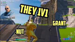 UrSalty Nut 1v1 GRANT THE GOAT AFTER SEEING THE DISSTRACK [upl. by Meekyh316]