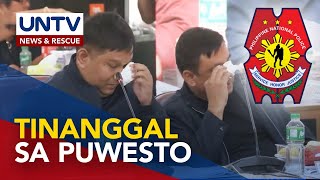 ExMandaluyong police chief at pulis na nagsalita sa pagpatay sa exPCSO exec inalis sa puwesto–PNP [upl. by Arym55]