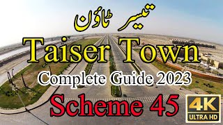 Taiser Town amp Scheme 45 Ki Sare Societies ki update 2023 or Market Value  Gohar Villas  GFS  CPEC [upl. by Giamo]