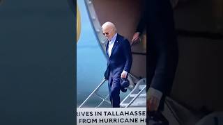 Joe Biden Lands in Tallahassee to Aid Hurricane Helene Survivors A Presidential Visit [upl. by Nevur219]