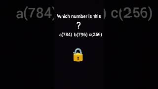 Which number is this [upl. by Eedyaj]