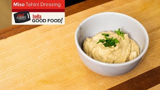 BEST Miso Tahini Dressing Quick amp Dairy Free [upl. by Aivatnahs]