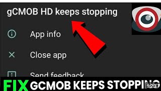 Gcmob app keep stopping problem solve  gcmob keep stopping problem solve kaise karen cpplus [upl. by Dickey]