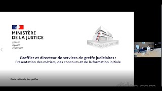 ConfMétiers  les métiers de greffier et de directeur des services de greffe [upl. by Sayre]