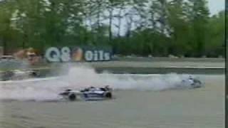 MSchumacher Hill crash  F1 Monza 1995 [upl. by Alarick192]