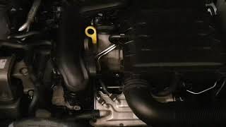 Volkswagen Golf 10 TSI 2018 engine noise [upl. by Luhar845]