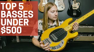 Top 5 Bass Guitars Under 500 for Beginners amp Pros [upl. by Libbey]