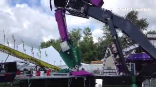 Preparation for the opening of the Ulster County Fair in New Paltz this Tuesday dailyfreeman [upl. by Daveen551]