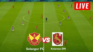 Selangor FC vs Kelantan Darul Naim live  efootball pes21 gameplay [upl. by Anella915]