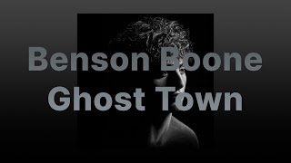 내가 공허함을 느낄 때면 넌 내 곁에 있었어 Benson Boone  Ghost Town 가사한글자막 [upl. by Eixirt]