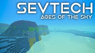 SevTech Ages of the Sky Ep 51 Neptune Zinc for Mystical Agriculture [upl. by Emawk102]