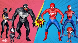 FAMILY VENOM VS FAMILY SPIDERMAN  Marvels SpiderMan 2 [upl. by Atteve]