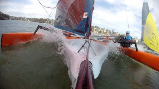 Eat More Doughnuts  sail a Weta Trimaran fast [upl. by Perrin]