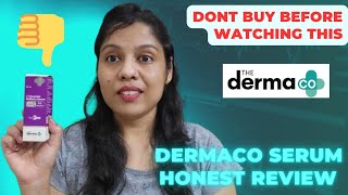 Derma Co Serum Review  First watch this video then decide buy krna hai ya nhi   honestreview [upl. by Ray]