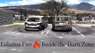 Lahaina FIRE  Inside the RESTRICTED Area  The MIRACLE Neighborhood that Survived [upl. by Atlas]