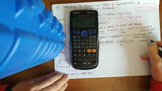 Determine the amount of water of crystallisation in hydrated sodium carbonate LC HL Chemistry 2006 [upl. by Sue]