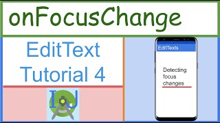 4 EditText onFocusChange [upl. by Auqenat232]