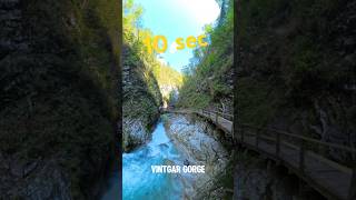 Vintgar Gorge in 10 sec [upl. by Springer112]